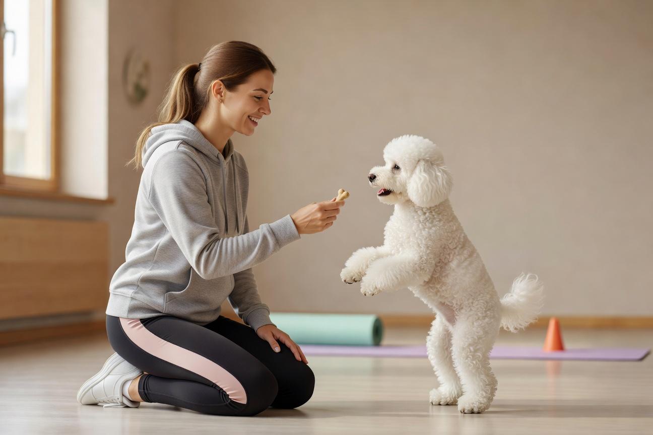 Dog dancing z pudlem: kreatywny sport dla tej rasy