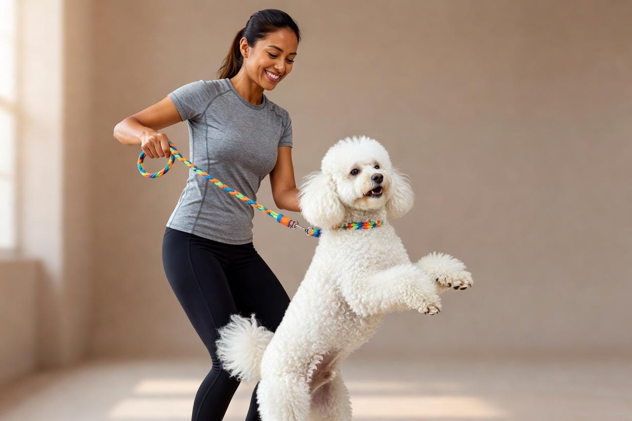 Dog dancing z pudlem: kreatywny sport dla tej rasy