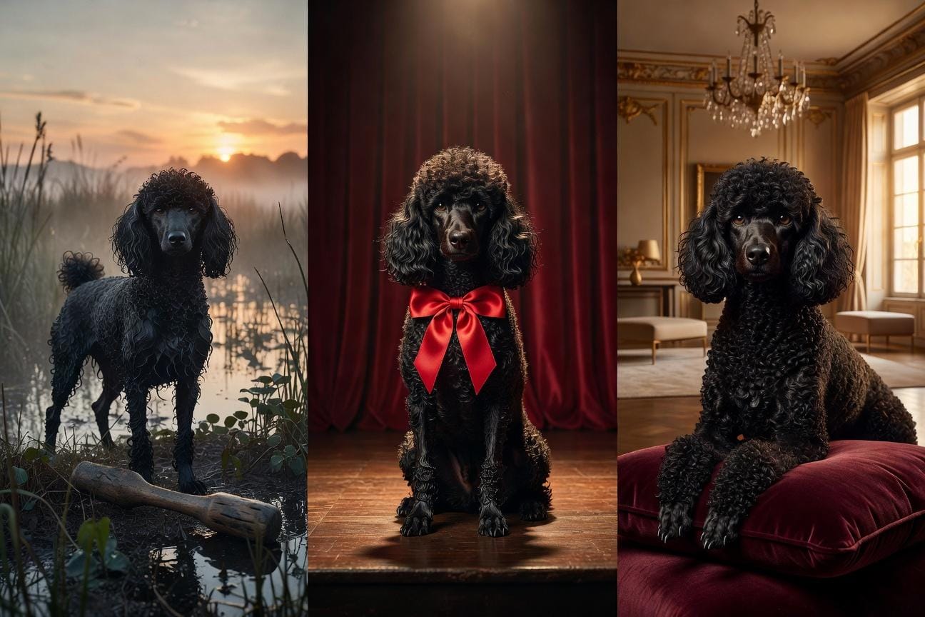 Historia pudla: od psa pracującego w wodzie do eleganckiego towarzysza